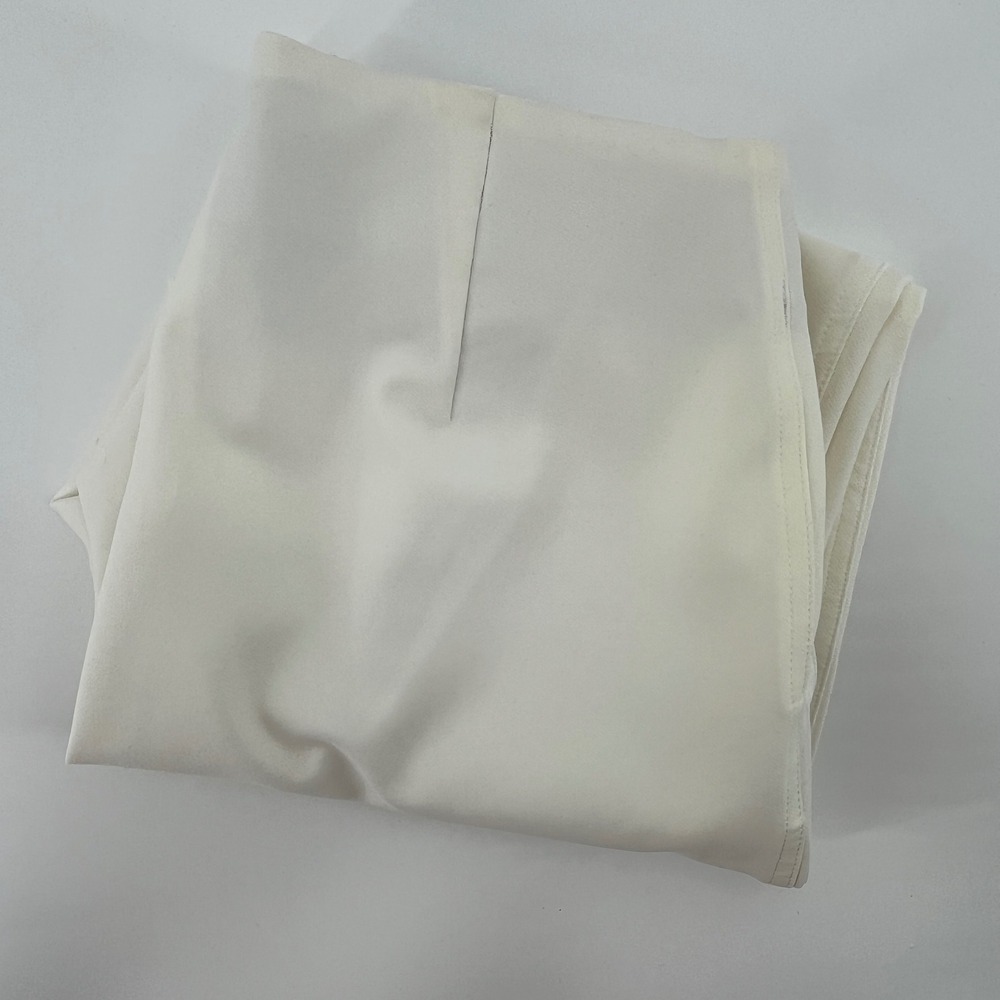 Rachel Zoe Womens Cream Slim Fit Ankle Pants Side Zip Size 2 P17-543